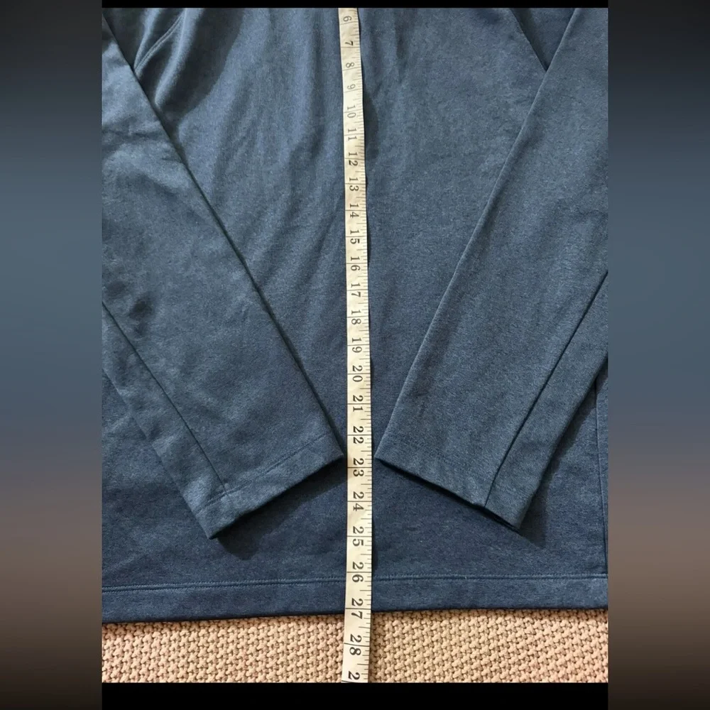The North Face Men Blue Pullover Sweater winter‎ Jacket Long Sleeve Size Large